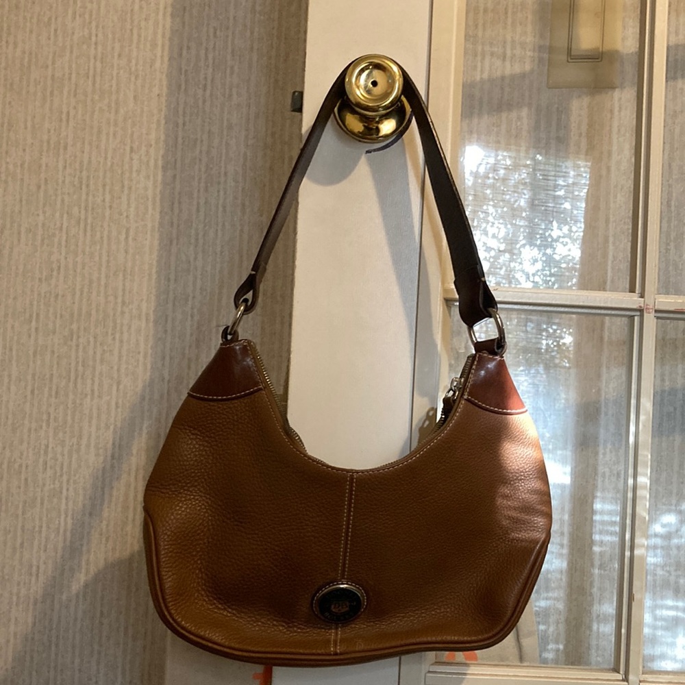 Brown leather Downey and Bourke purse good condition